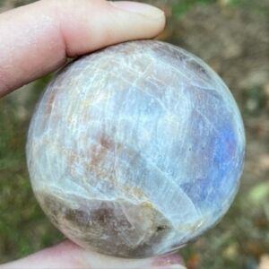 Polished Moonstone Sphere - Natural Blue Sheen
